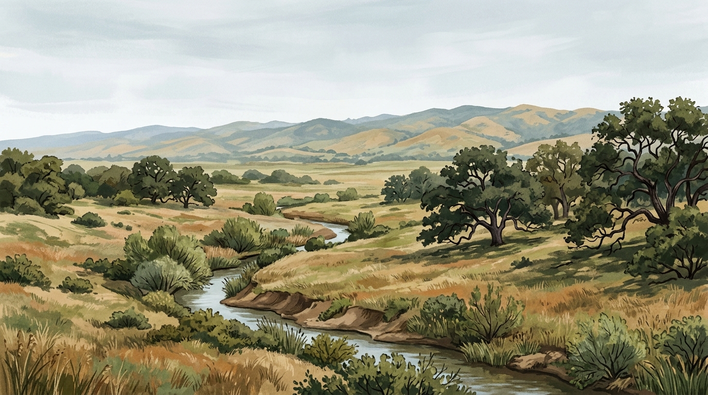 Santa Clara Valley landscape near Sunnyvale